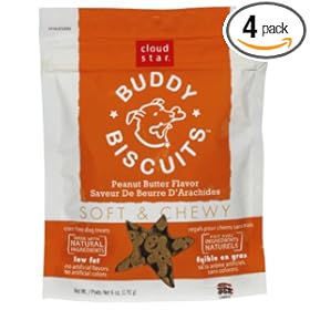 Click to buy Gourmet Dog Treat: Soft Star Peanut Butter Madness Buddy Biscuits from Amazon!
