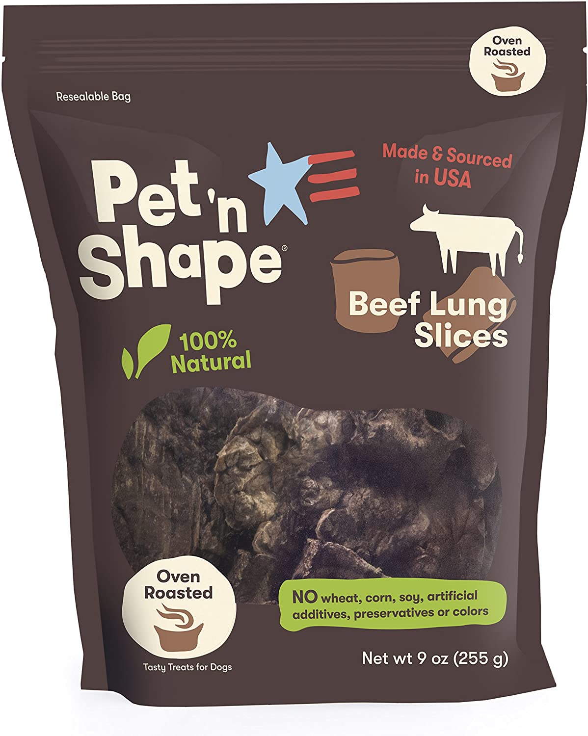 Pet 'n Shape Beef Lung Dog Treats
